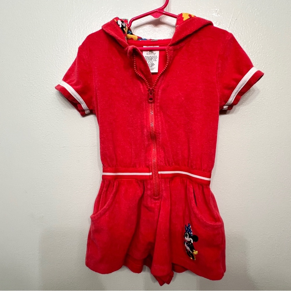 Disney Minnie Mouse Terry Cloth Cover-Up Romper